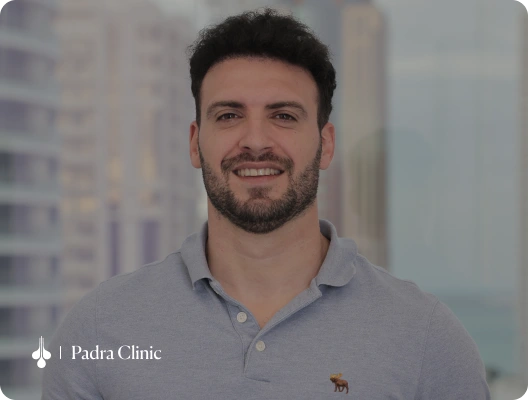 Hair transplant patient testimonial video cover