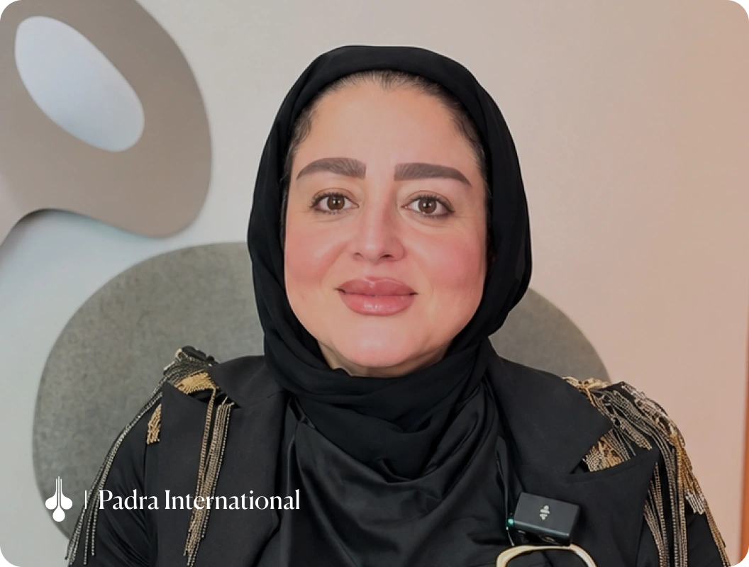 Woman sharing her cosmetic procedure experience at Padra Clinic Kuwait