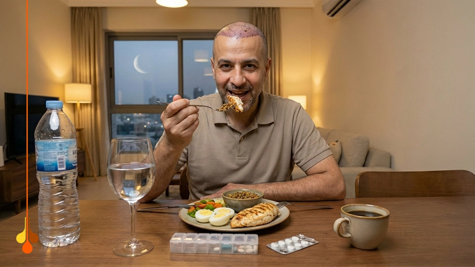 Foodstuffs are permitted after the rose has been removed during Ramadan
