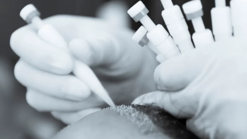 مقارنة بين زراعة الشعر بتقنية السفیر و تقنية DHI