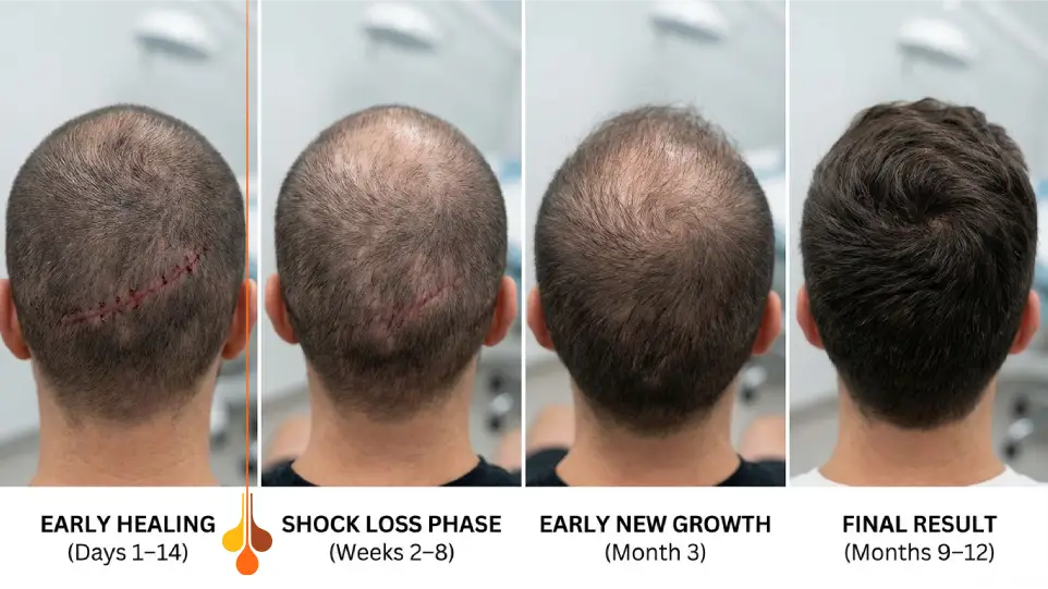 Recovery and Hair Growth Timeline 